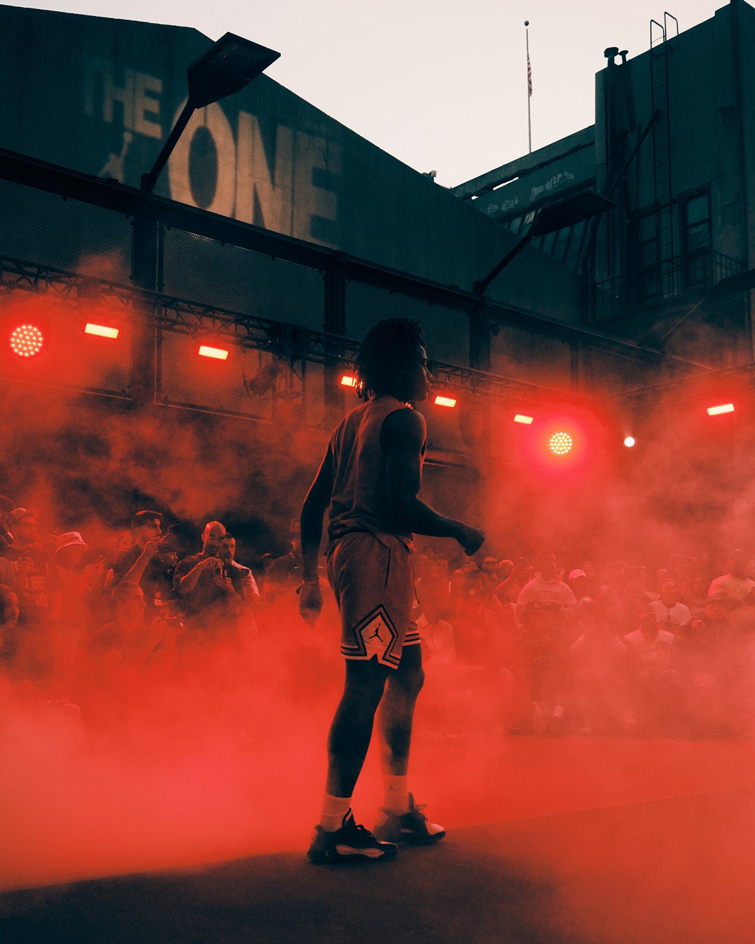 Jordan The One — red smoke player entrance